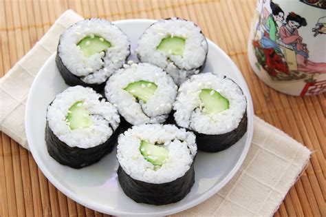 How To Make Cucumber Maki 7 Steps With Pictures Wikihow