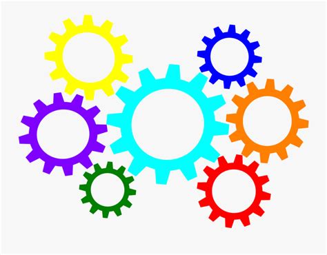 Animated Gears Clipart Collection Pertaining To Free Colorful Gears