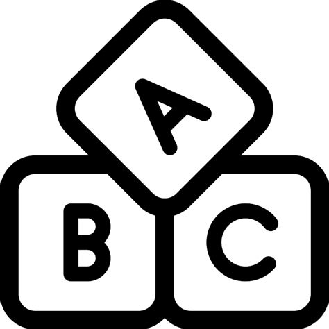 Cubes Abc Vector Svg Icon Svg Repo