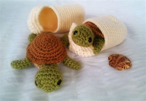 Baby Sea Turtle With Shell By Mostly Stitchin Craftsy Crochet