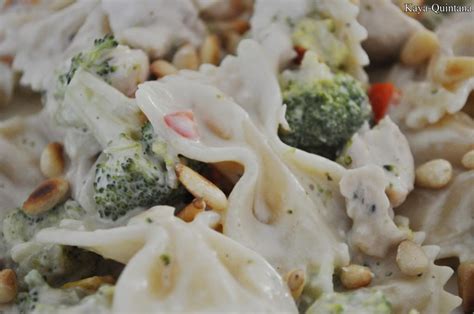 Food on friday Pasta met witte saus Kaya-Quintana