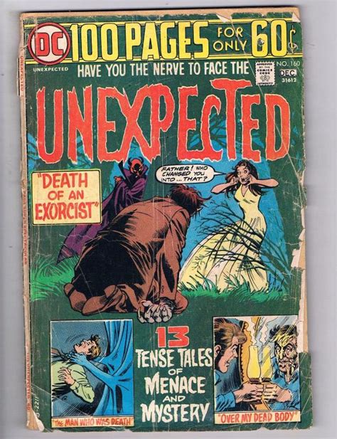 Unexpected 160 Gd Dc Death Of An Exorcist Comic Book De7 Comic