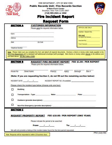 Fire Incident Report 10 Examples Templates Examples