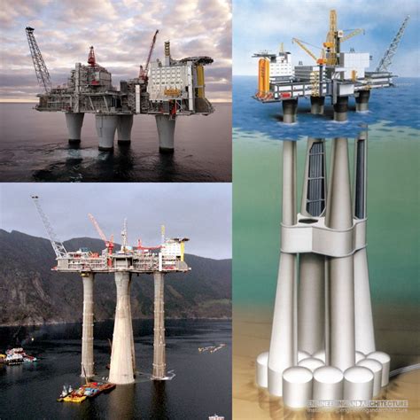 Troll A, Norway. The Troll A platform is a condeep offshore natural gas ...
