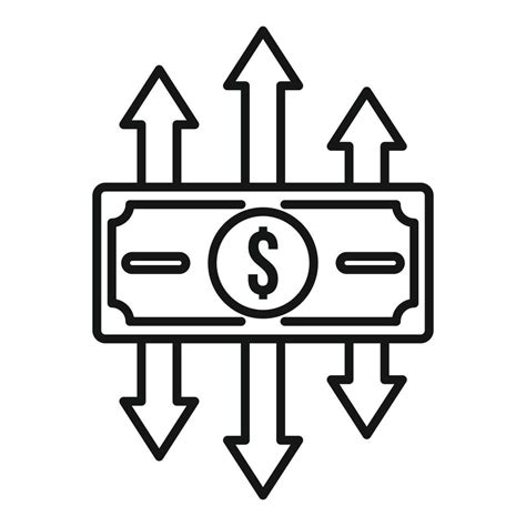 Profit Restructuring Icon Outline Style 14677046 Vector Art At Vecteezy