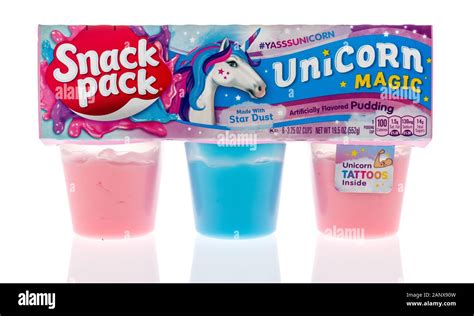 Winneconne Wi 19 January 2019 A Package Of Snack Pack Unicorn