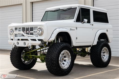 Used 1973 Ford Bronco Custom Resto Mod For Sale Special Pricing Bj