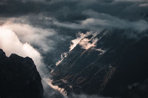 Dolomites Into The Clouds On Behance