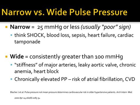 Widened (high) pulse pressure (>40 mmhg). PPT - The Elderly Trauma Patient Trauma Care Beyond the ED ...