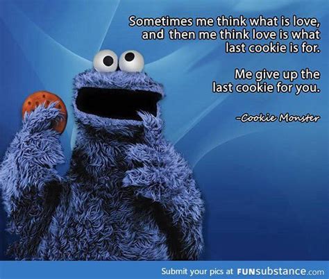 the cookie monster is a lot deeper than i thought funsubstance cookie monster quotes