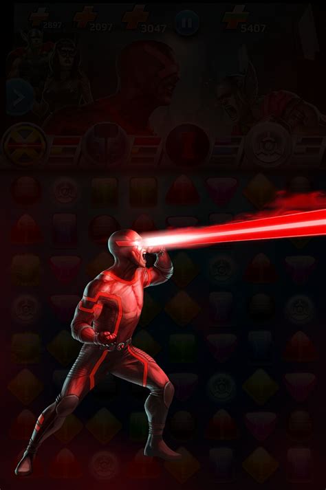 Image Cyclops Uncanny X Men Optic Blastspng Marvel Puzzle Quest