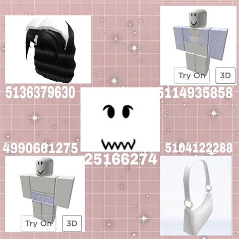 Bloxburg Face Codes Baddie 5 Aestheticbaddie Outfit Codes For