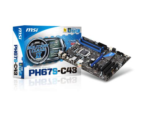 Specification Ph67s C43 B3 Msi Global The Leading Brand In High End Gaming And Professional