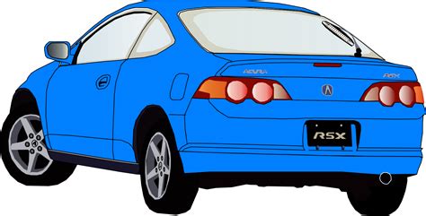 Animated Car Car Clip Art Back View Png Download Full Size