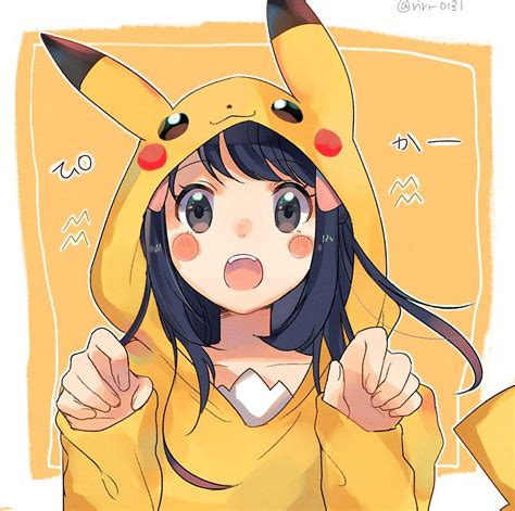 47 Anime Cute Emo Girl Pikachu Aleya Wallpaper