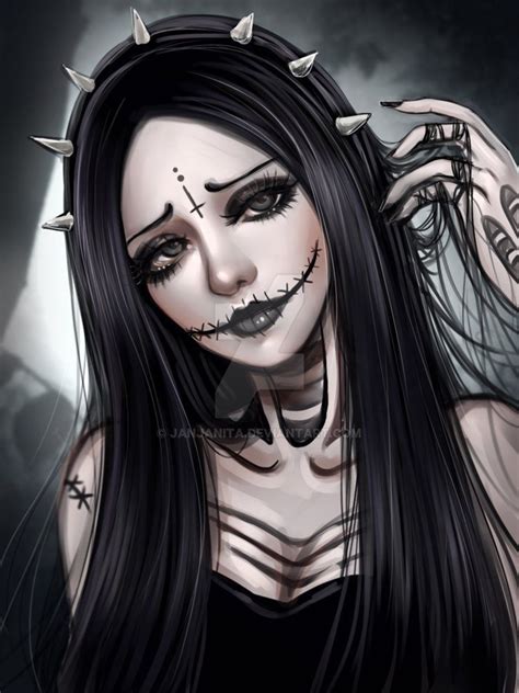 Bleed For Me Ill Bleed For You Janjanita Gothic Fantasy Art Gothic Anime Fantasy Art