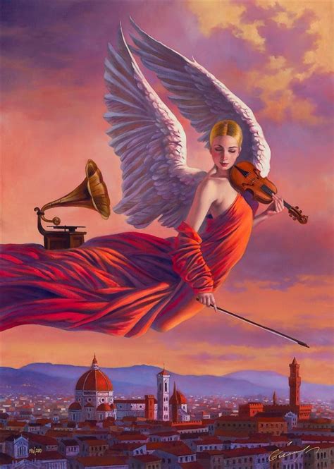 Browse Artwork By Michael Cheval Park West Gallery Angel Of