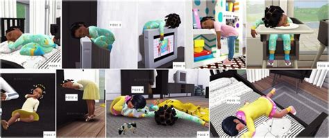 Onyx Sims Silly Sleeping Toddler Poses Sims 4 Downloads