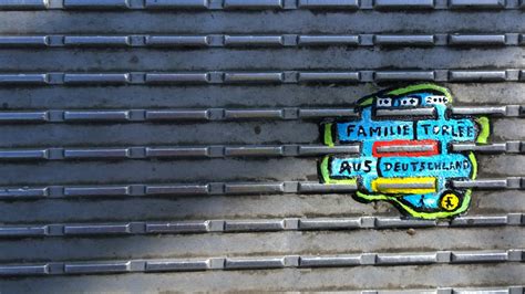 The Chewing Gum Man Paints A Trail Of 400 Mini Artworks On