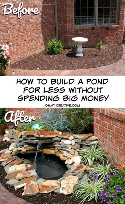 How To Build A Beautiful Pond For Less Ohmy Creativecom Pond