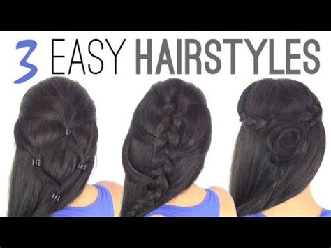 12 cute & easy summer hairstyles best hairstyles for girls. Easy and cute hairstyles - YouTube