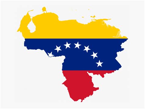 Venezuela Flag Map Png Transparent Png Kindpng