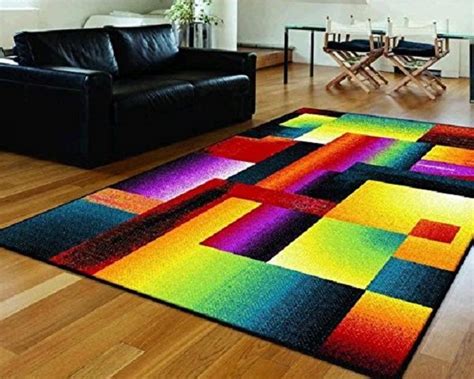 Funky And Bright Multi Colored Area Rugs Rugs On Carpet Colorful Rugs