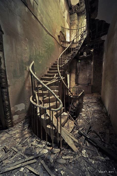 Derelict Staircase Abandoned Places Abandoned Houses Abandoned