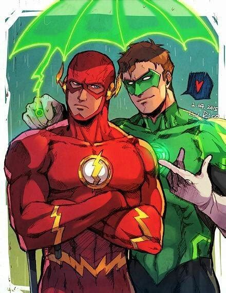 [artwork] The Flash And Green Lantern Together By Red Rico R Dccomics