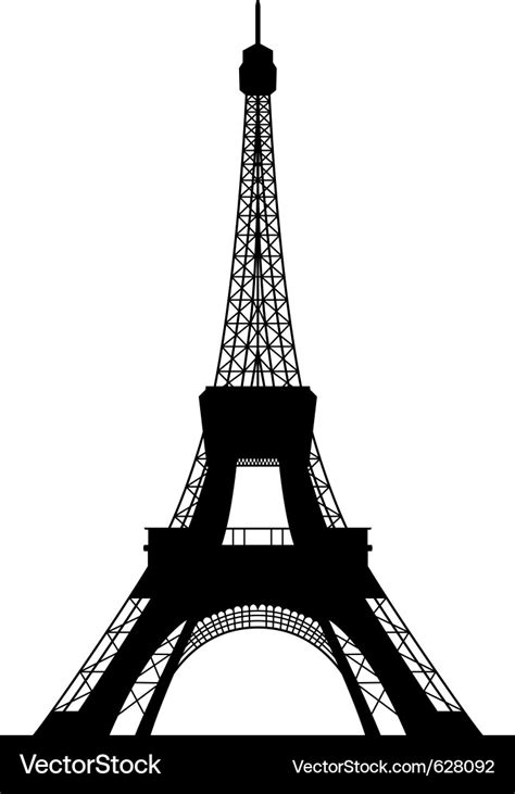 Eiffel Tower Silhouette Svg