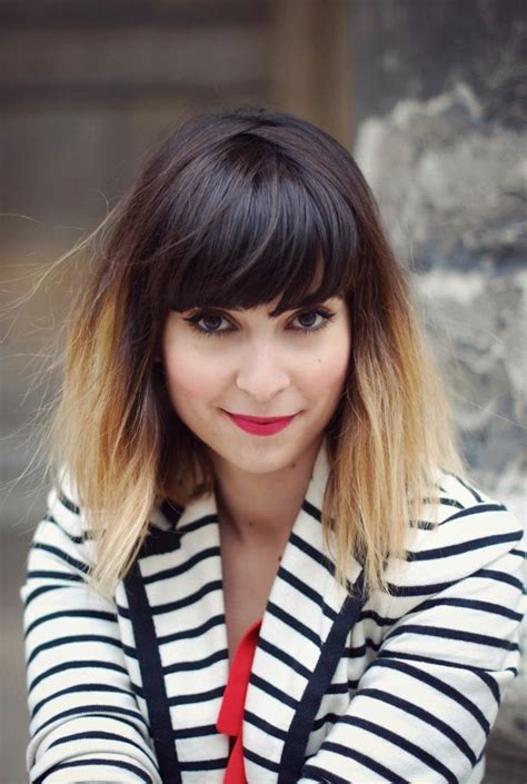 +21 coupe cheveux mi long dégradé effilé avec frange  1001 + variantes