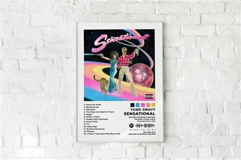 Yung Gravy Posters Sensational Poster Album Cover Posters Album Cover Print