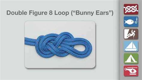 Double Figure 8 Loop Bunny Ears How To Tie The Double Figure 8 Loop