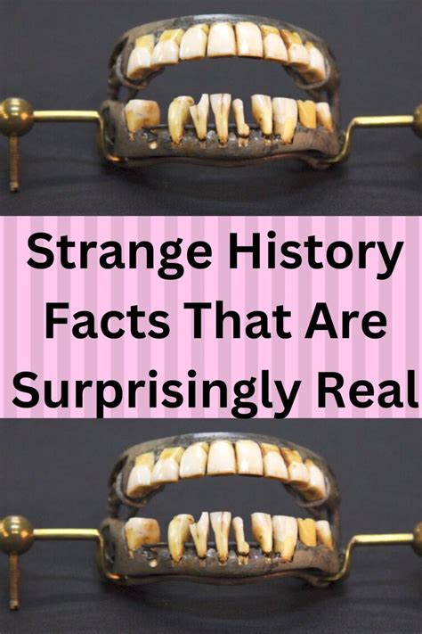 Strange History Facts That Are Surprisingly Real Artofit