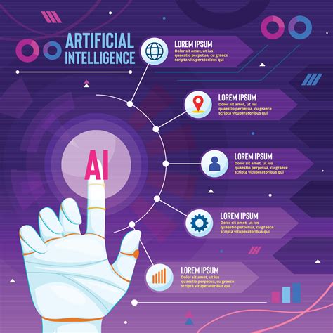 Artificial Intelligence Technology Infographic Template Vector Art At Vecteezy