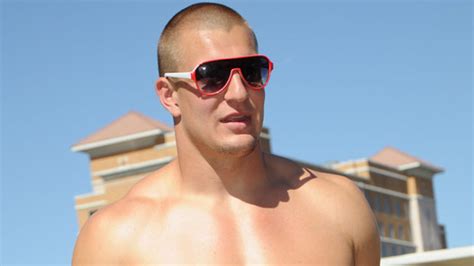 Rob Gronkowski Hosts Topless Pool Party