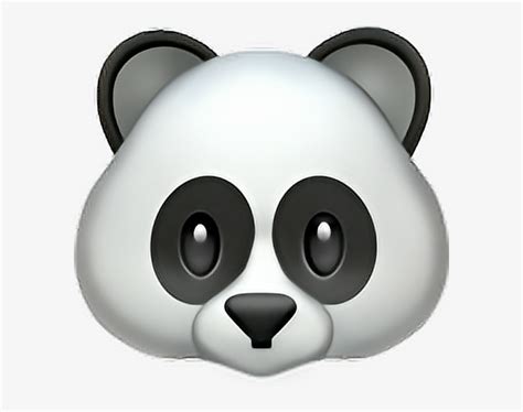 Panda Emoji Png Iphone Panda Emoji Transparent Png 588x568 Free