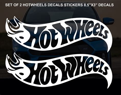 Hot Wheels Decal Templates