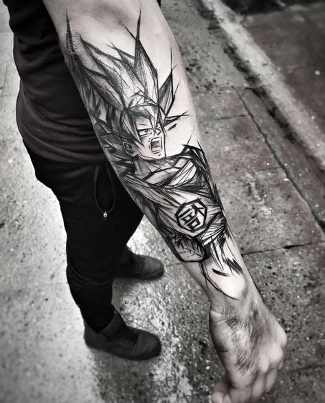 Dragon ball tattoo designs are great fun to sport on your forearms, legs, thighs and shoulders. Tattoo Dragon Ball Small 21+ Ideas For 2019 | Sketch style tattoos, Dbz tattoo, Dragon ball tattoo