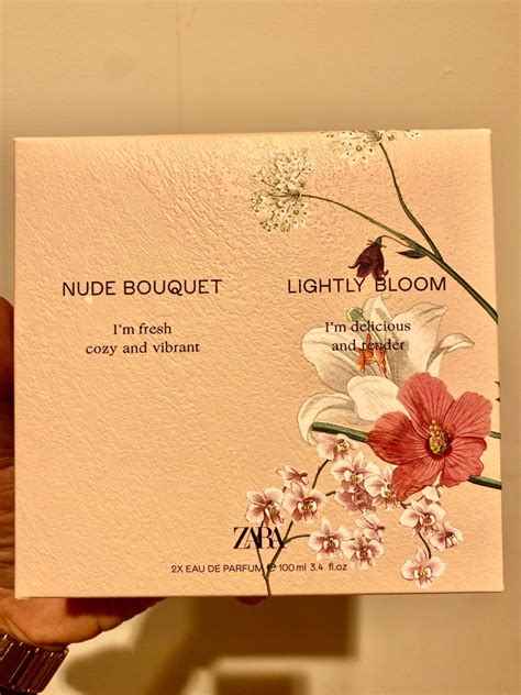 Zara Nude Bouquet And Lightly Bloom Set On Carousell