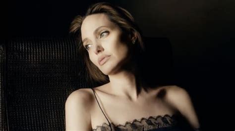 Angelina Jolie Stars In A New Sensual Fragrance Advertisement For