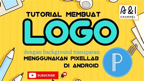 Tutorial Desain Simpel Membuat LOGO Menggunakan PIXELLAB Di HP ANDROID