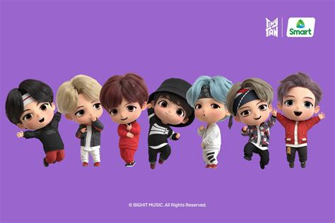 Smart Launches New Partnership With Animated Bts Characters Tinytan