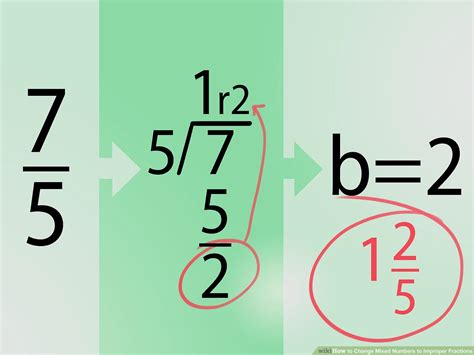 Converting Mixed Numbers To Improper Fractions Calculator Soup