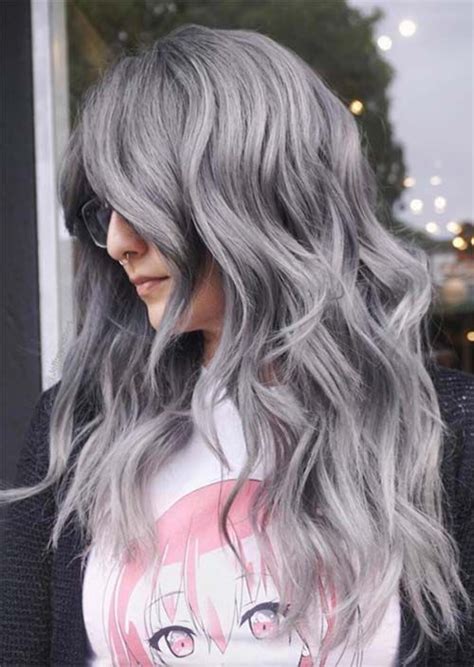 Silver Hair Trend 51 Cool Grey Hair Colors To Try