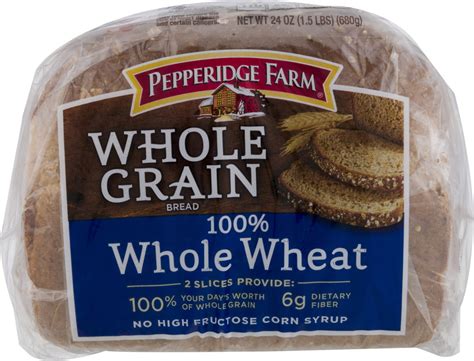 Pepperidge Farm Whole Grain Bread 100 Whole Wheat Pepperidge Farm