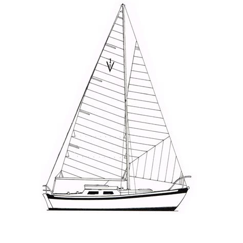Sailboat Line Drawing At Getdrawings Free Download