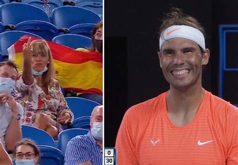 Incredible Woman Gives The Middle Finger To Nadal During His Match Vs