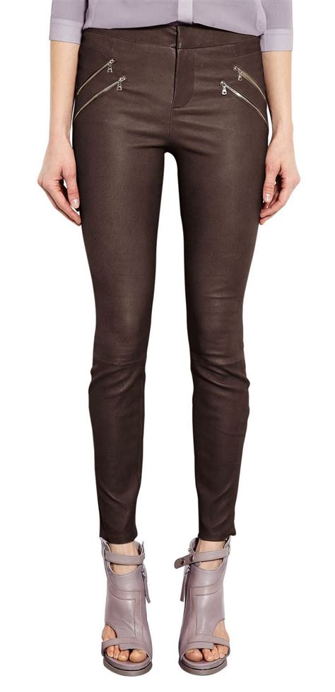 LUSSO LEATHER Brown Leather Pants 239 00 CAD Brown Leather Pants