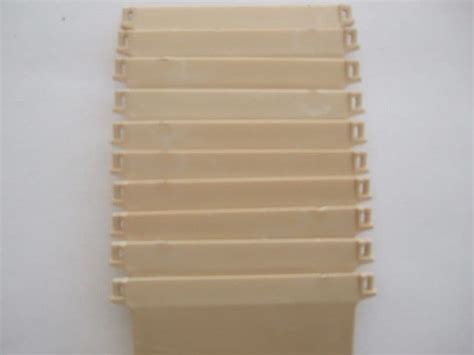 Beige Vertical Blind Bottom Weights For Wide 5 And Narrow 3 5 Blind Slats